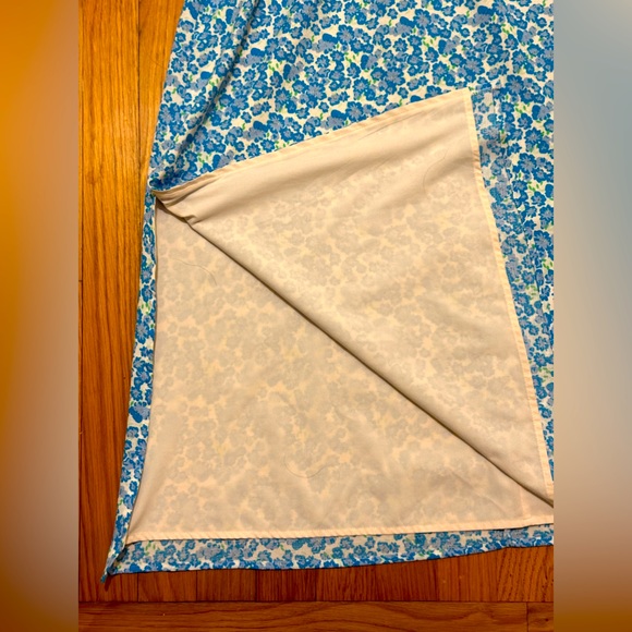 Puff-sleeve, square necked, perfect blue cottagecore dress - Picture 5 of 7